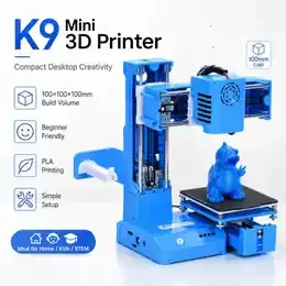K9 Mini 3D Printer FDM 3D Printing Machine 100×100×100mm DIY Printer for Kids Beginners Home Education Gift product image