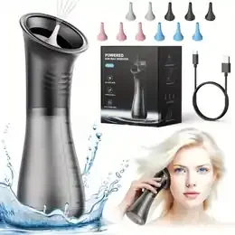 Upgraded Ear Wax Removal with Waste Water Tank Safety Ear Cleaner with Water Temperature Sensor Effective Ear Irrigation Kit product image