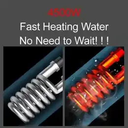 Factory Price 3S Stainless Steel Instant Electric Water Heater LED Temperature Display Plastic RV Compatible Kitchen Tap Faucet product image