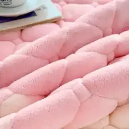 Luxury Fluffy Fleece Mattress Pad Thickened Quilted Bed Sheet Mattress Topper Soft Warm Bed Mat For Home Double Queen King Size product image