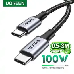 UGREEN PD100W USB Type C to USB C Cable, 5A E-Marker Chip Fast Charging Cord for iPhone, Samsung, iPad & Laptop product image