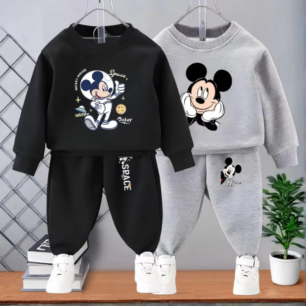 Kids Cartoon Sweatshirt & Sweatpants Set – 2-Piece Boys Tracksuit product image