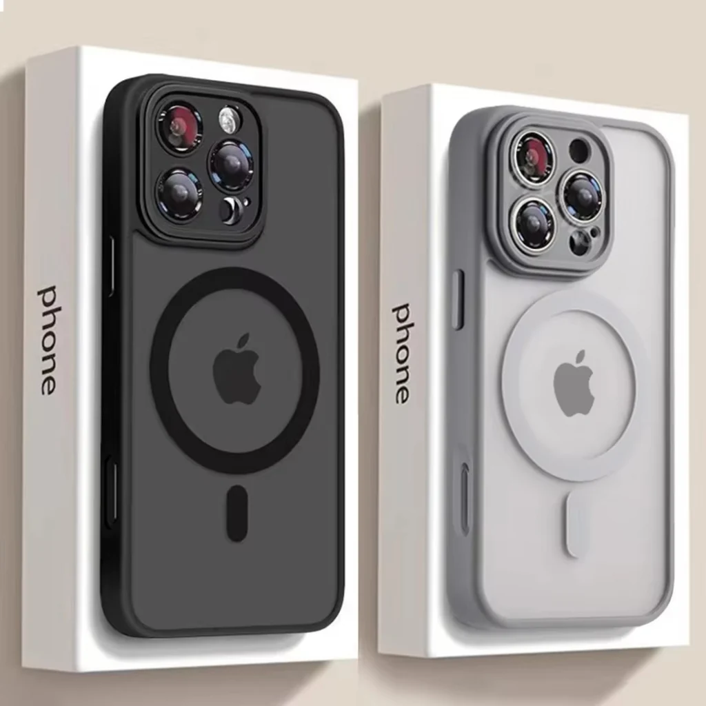 Luxury Matte Armor MagSafe Magnetic iPhone Case product image