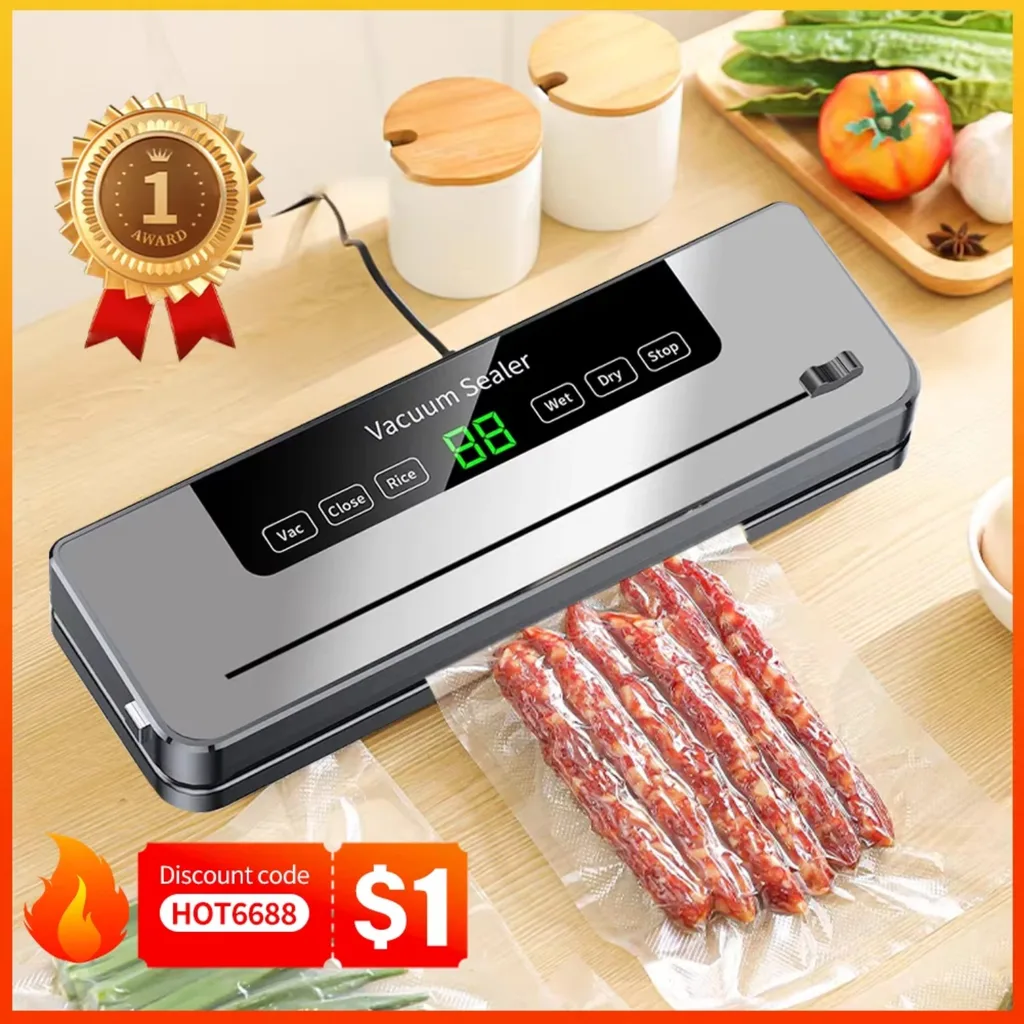 Electric Vacuum Sealer Food Storage Machine product image