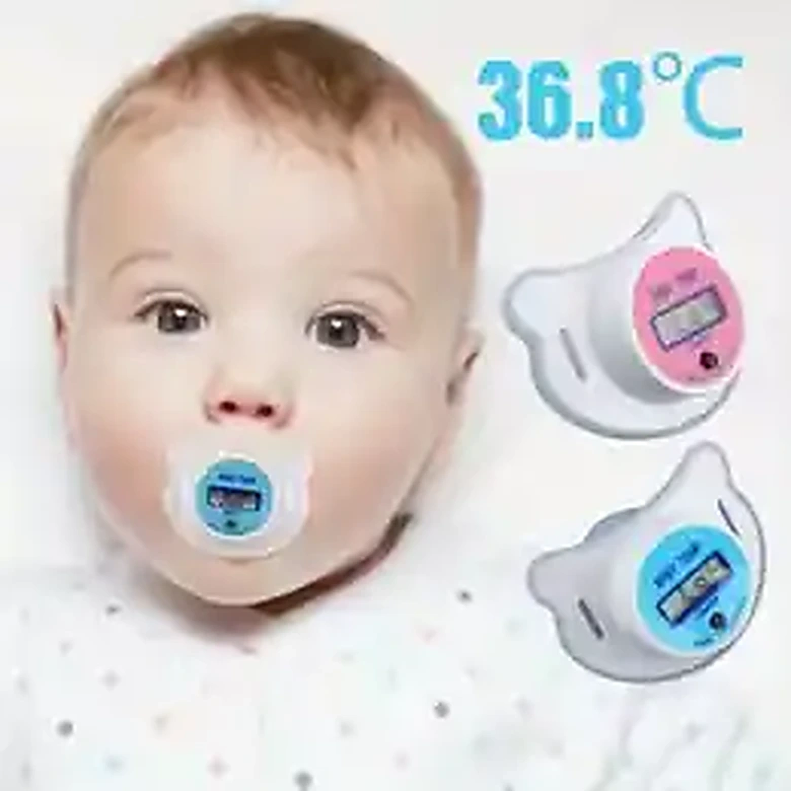 Baby Electronic Pacifier Thermometer – Digital product image