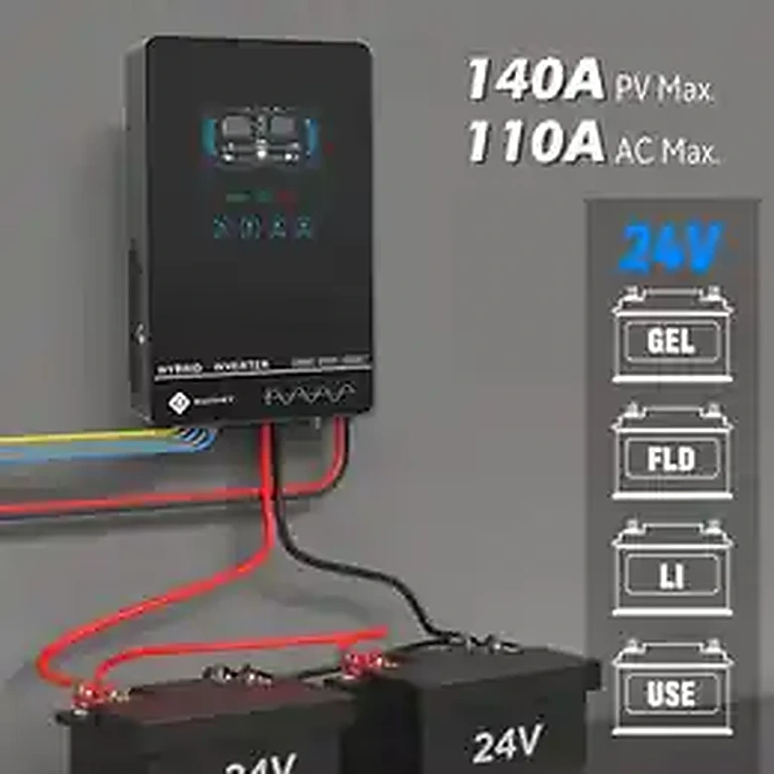SUMRY HGX Series 4000W 24V Hybrid Solar Inverter product image