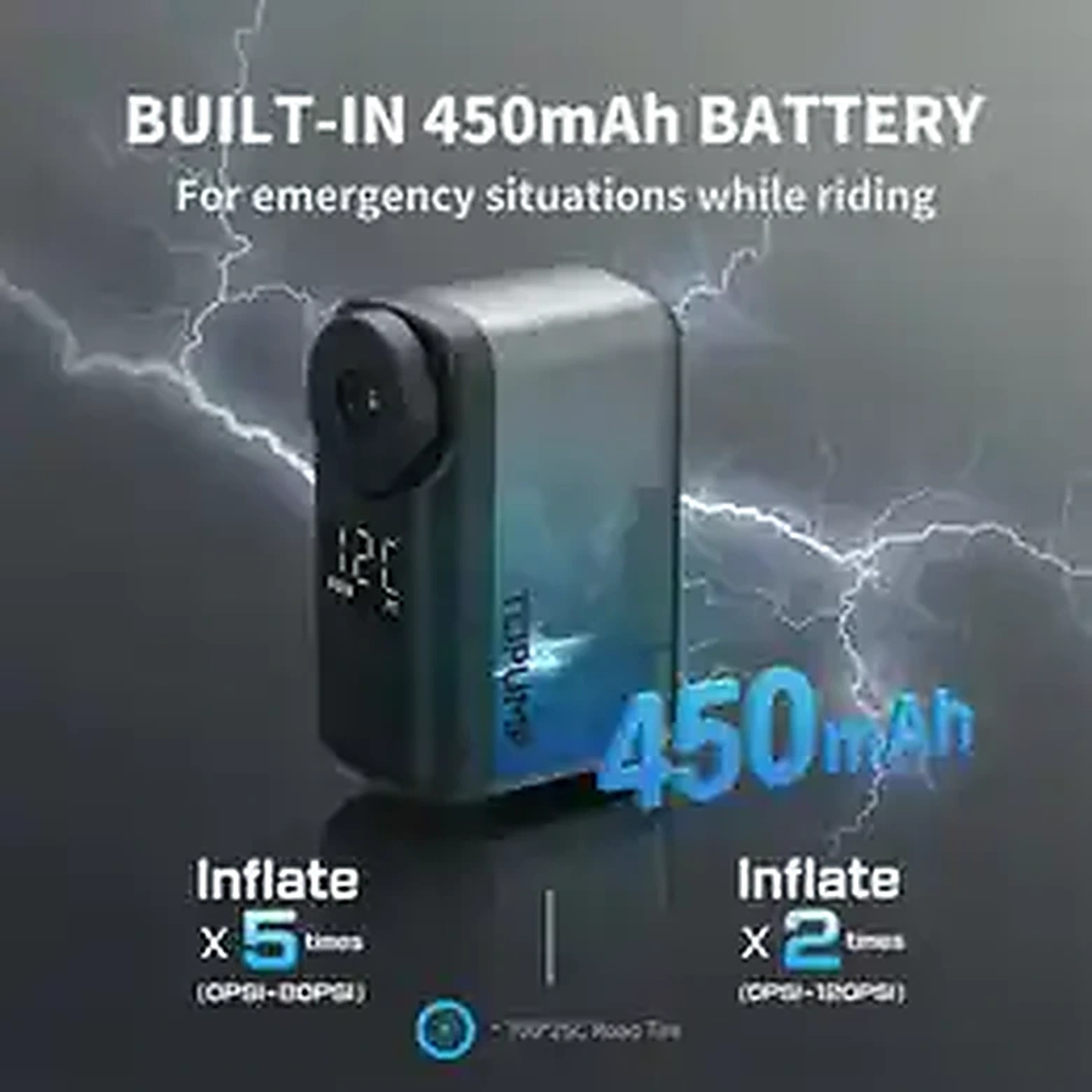 TOPUMP TB2 PRO Mini Portable Electric Pump product image