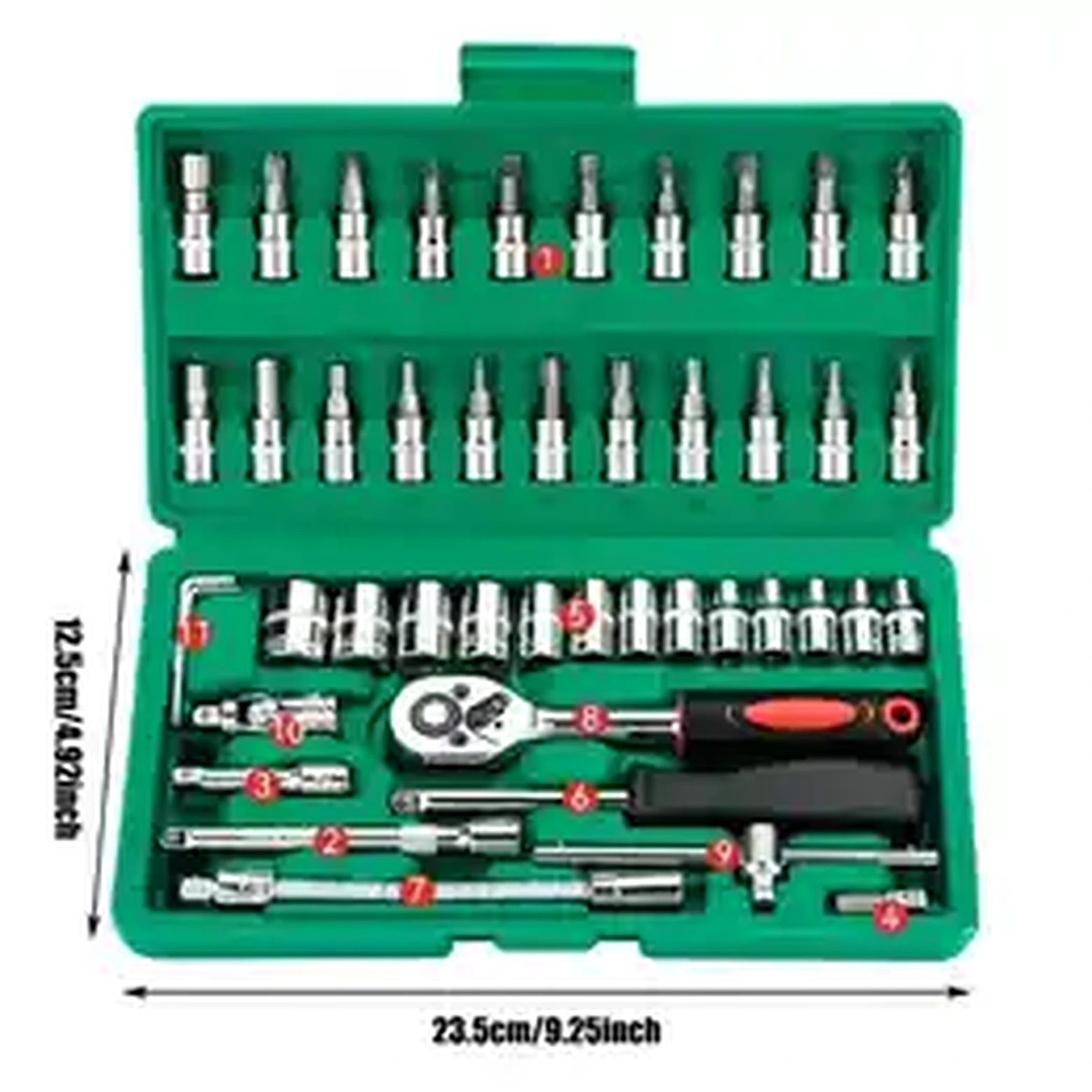 46Pcs Family Tools 1/4 Mechanic Tool Set product image