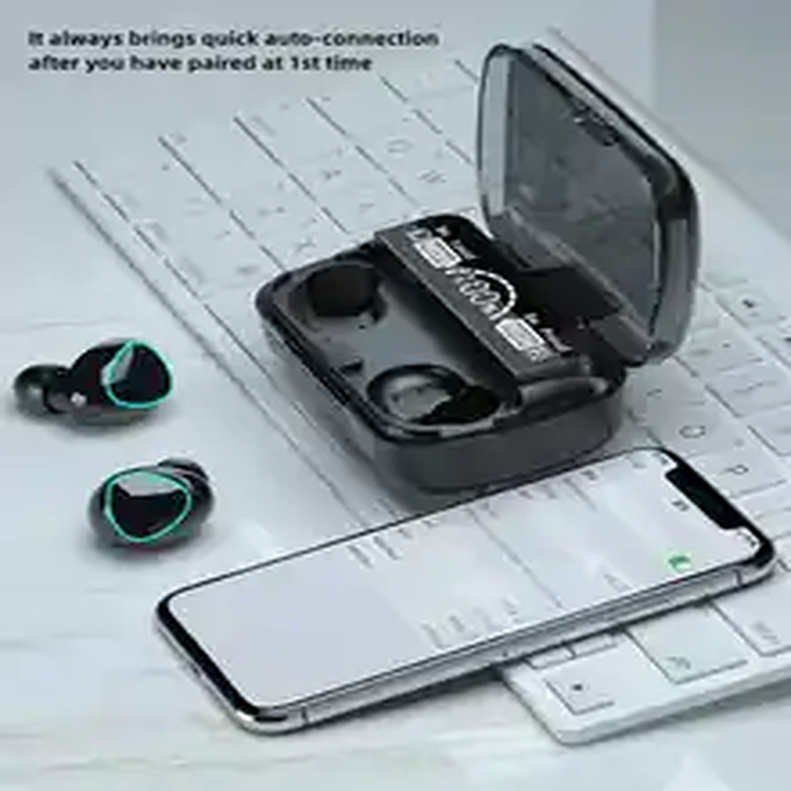 M10 Wireless Earbuds with Power Bank product image