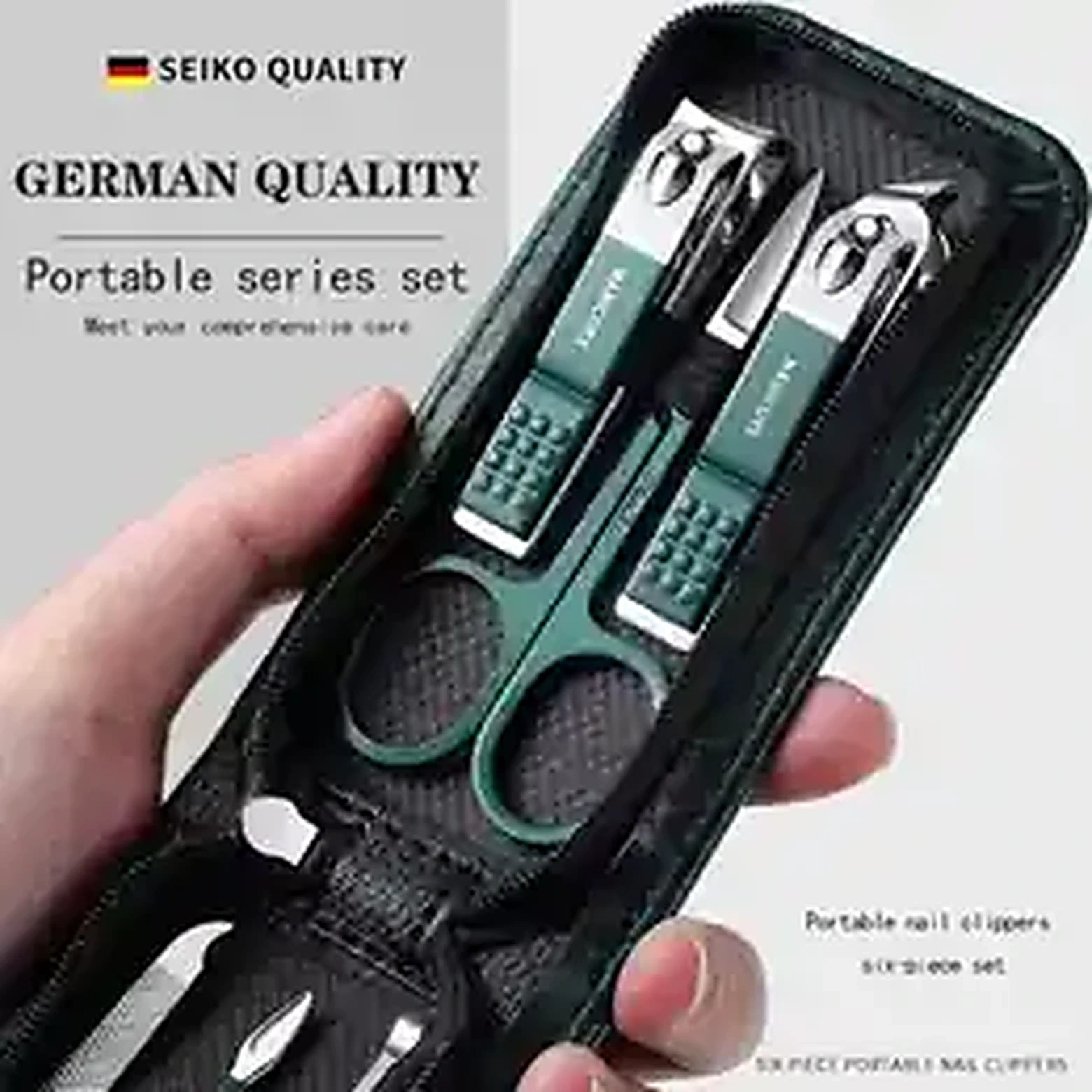 6-Piece Portable Nail Clipper & Manicure Set product image