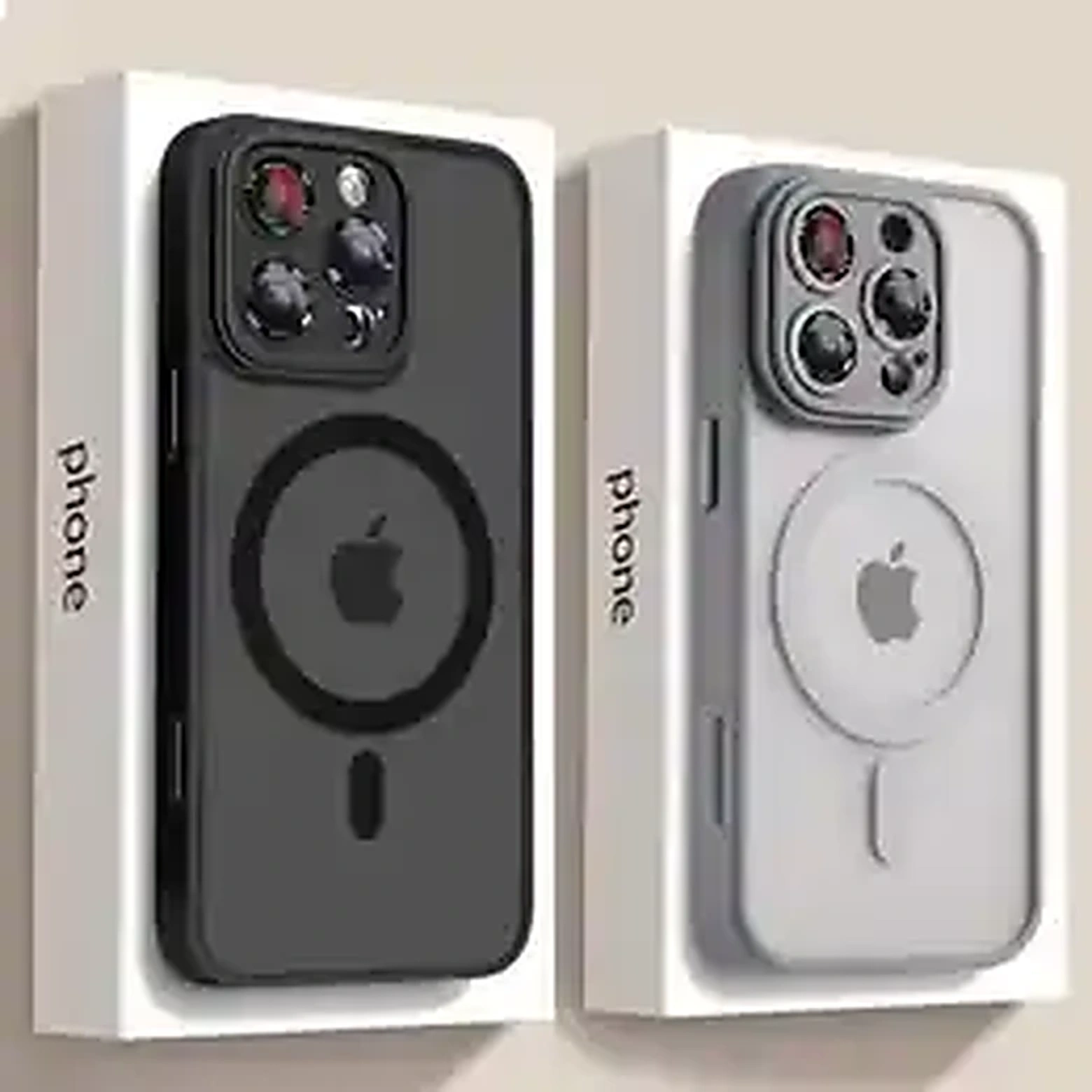 Luxury Matte Armor MagSafe Magnetic iPhone Case product image