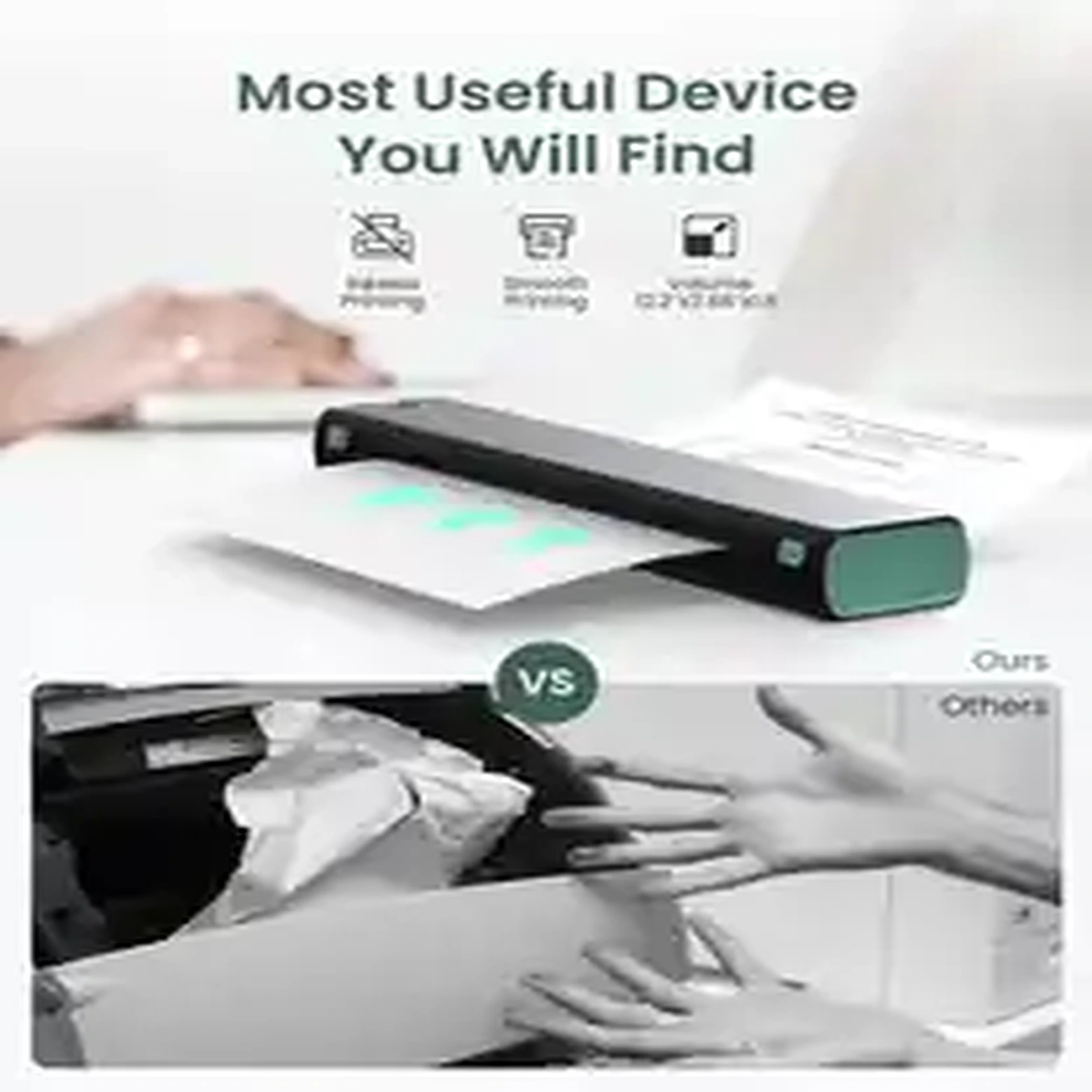 Phomemo M08F A4 Portable Thermal Printer • Wireless & Inkless product image