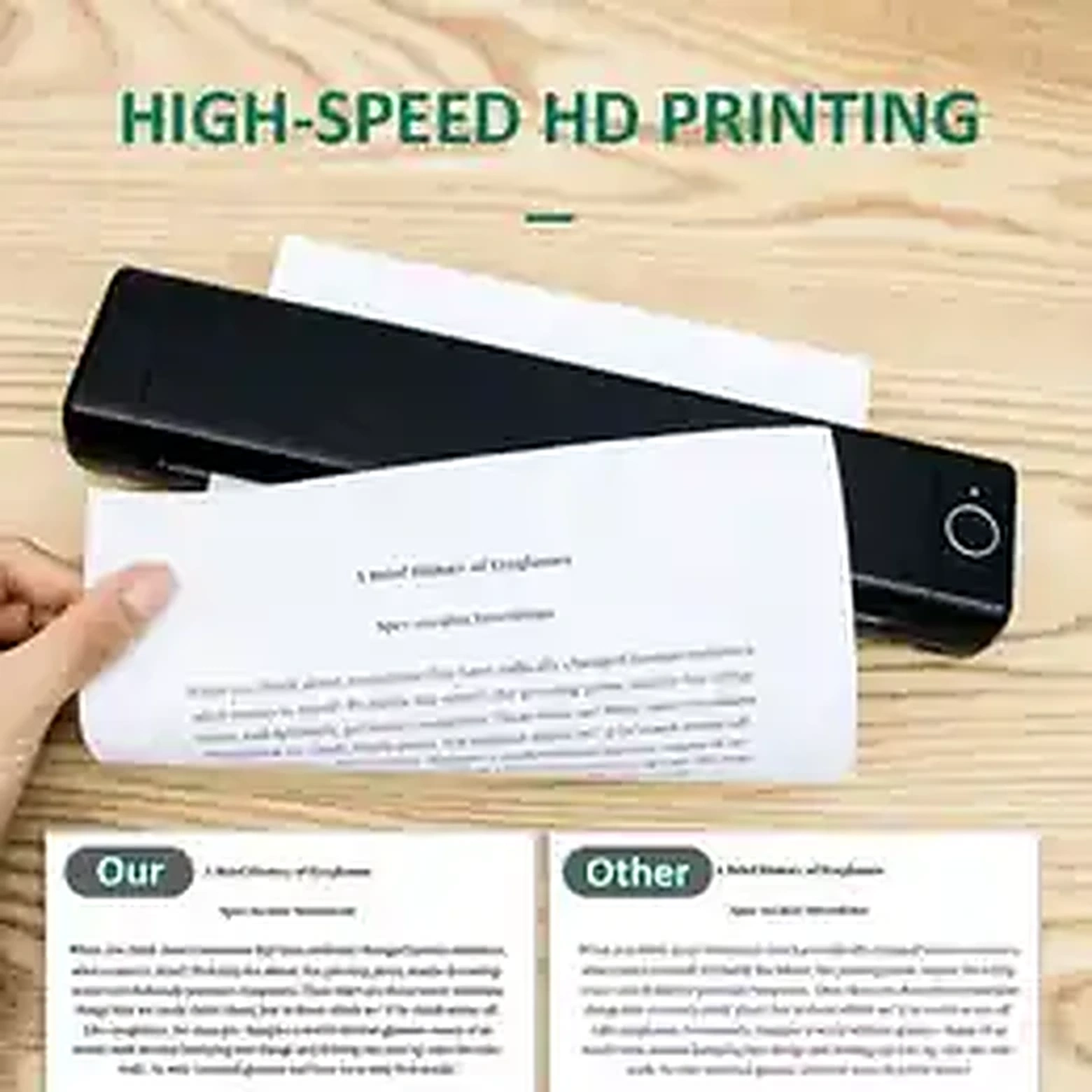 Phomemo M08F Mini A4 Portable Printer • Wireless & Inkless product image