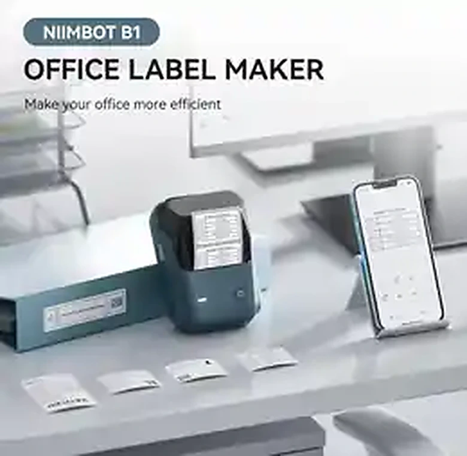 NIIMBOT B1 Mini Label Thermal Printer • Bluetooth product image