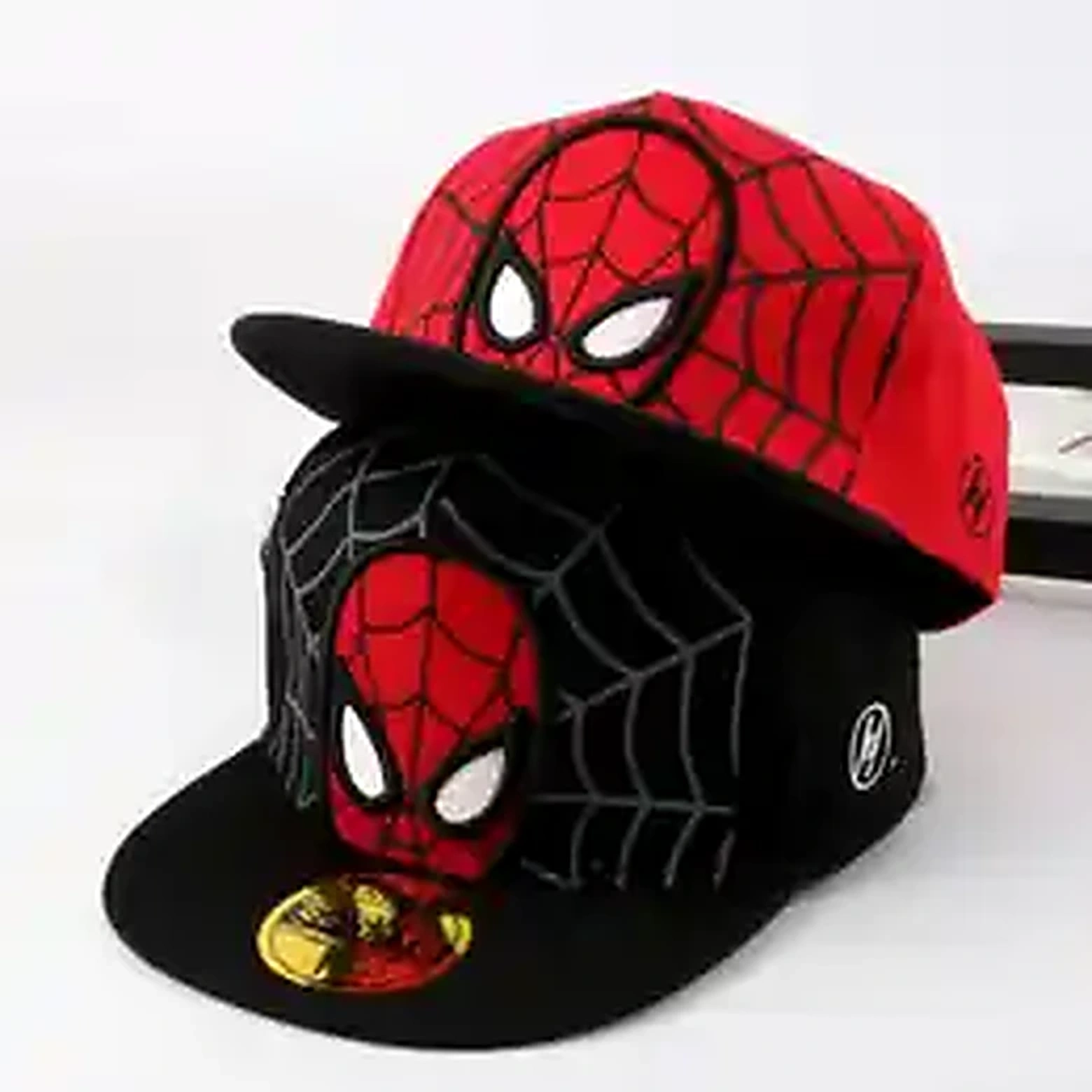 2026 HotAnime Cartoon Spiderman Hats for Kids
