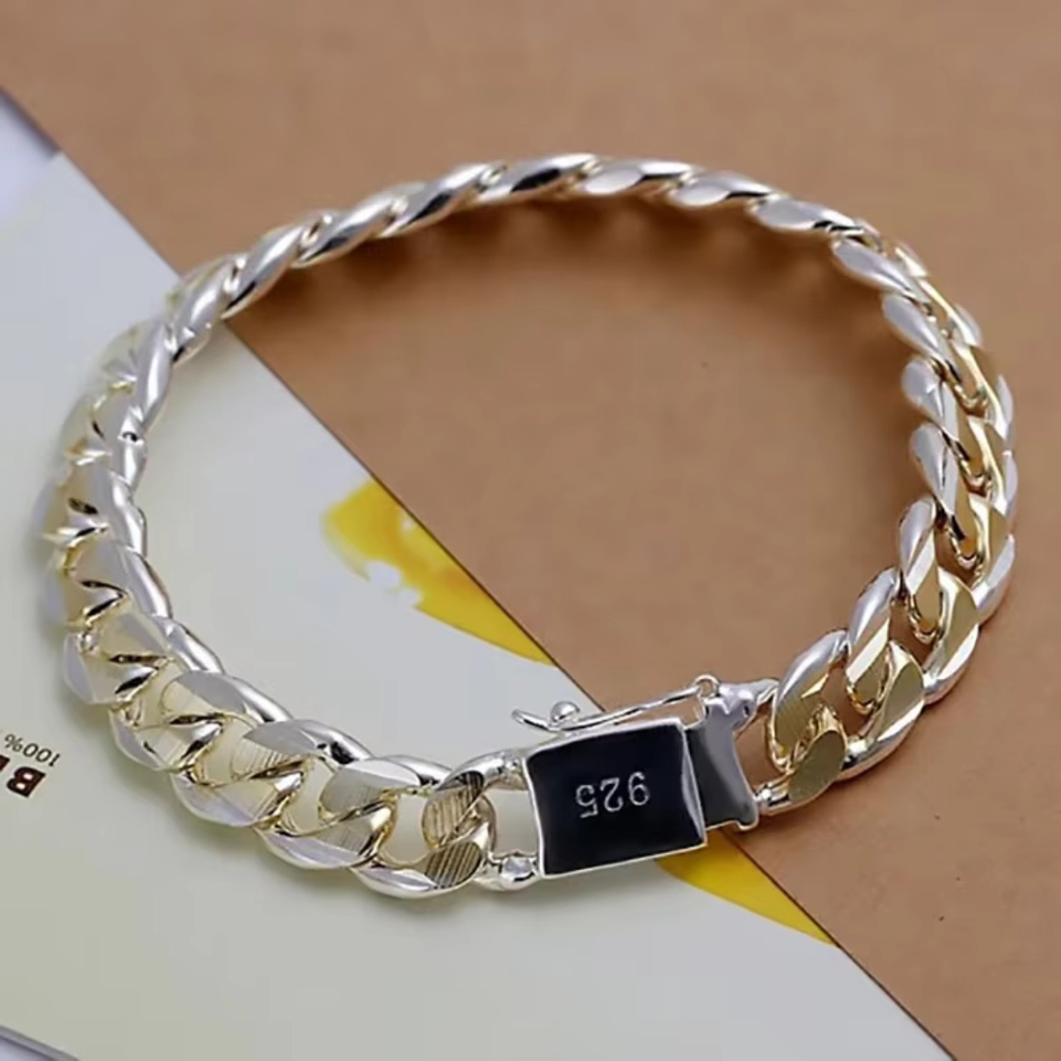 925 Sterling Silver Noble Chain Bracelet product image