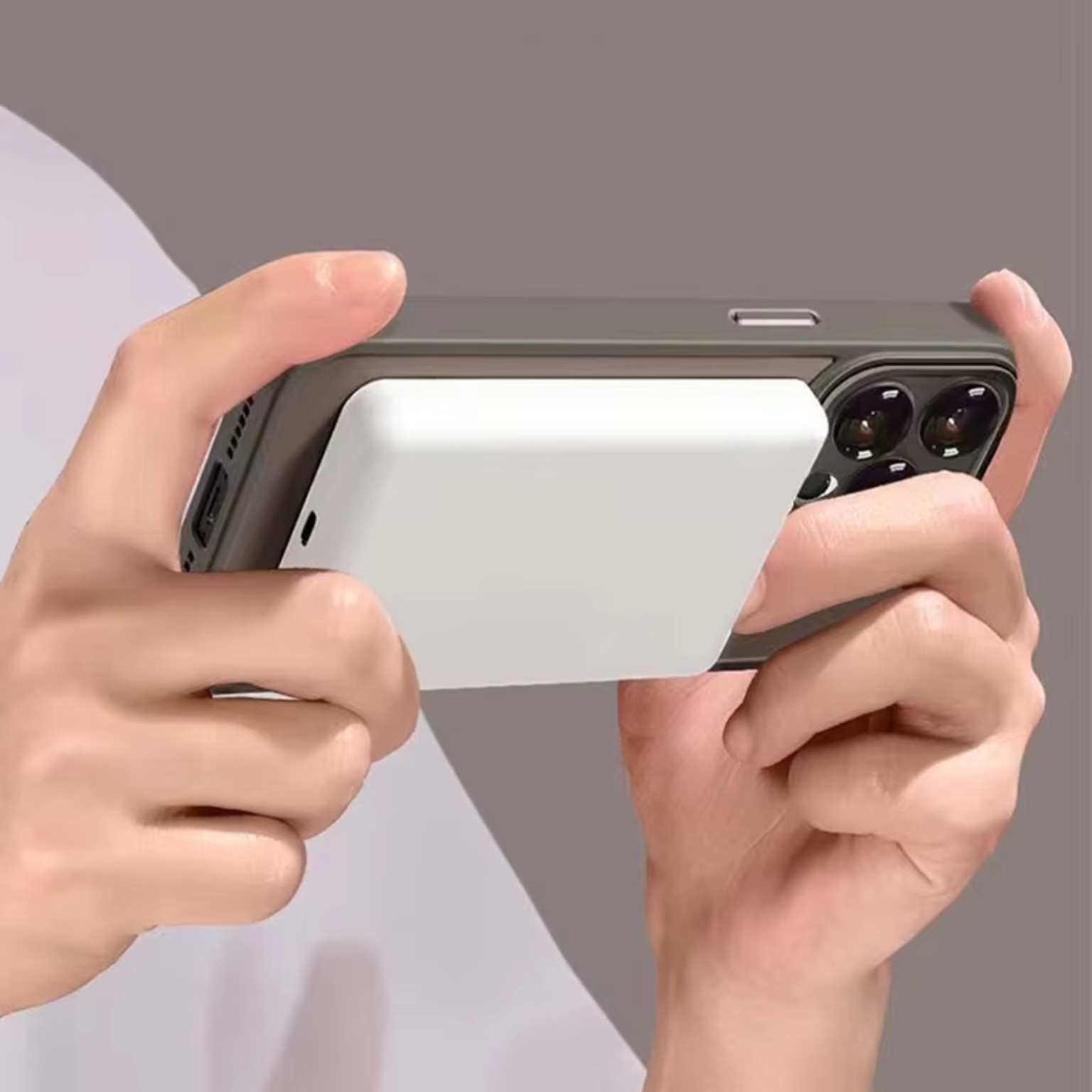 Luxury Matte Armor MagSafe Magnetic iPhone Case product image