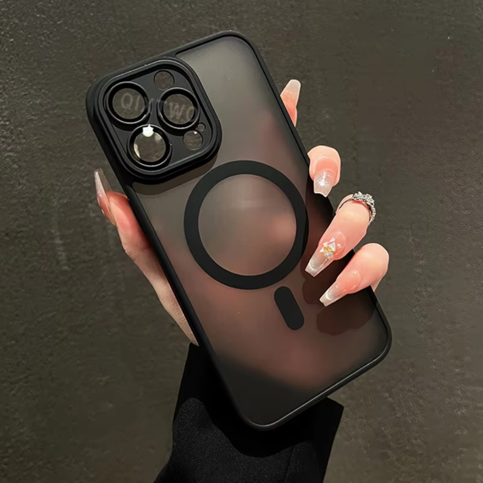 Luxury Matte Armor MagSafe Magnetic iPhone Case product image