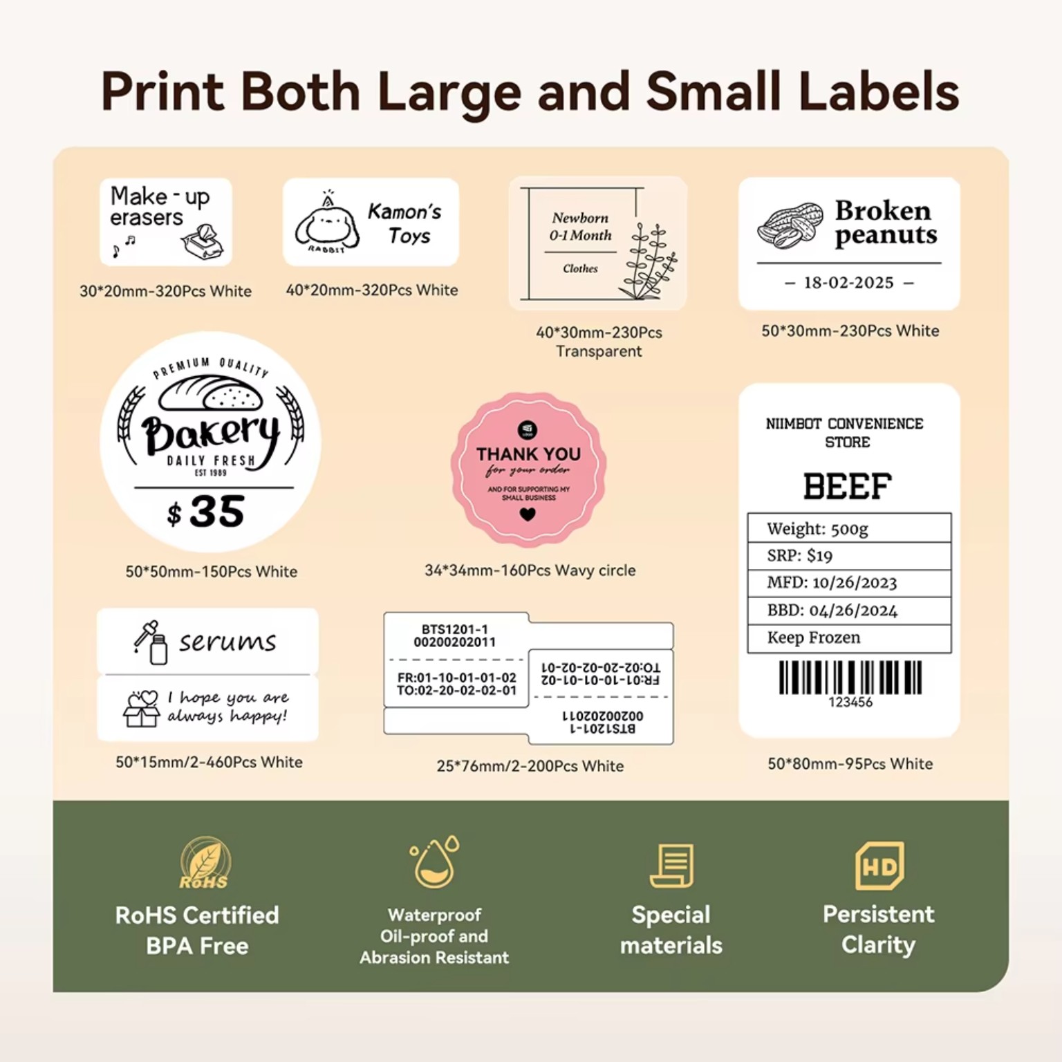 NIIMBOT B21/B1 Portable Thermal Label Printer • Bluetooth product image