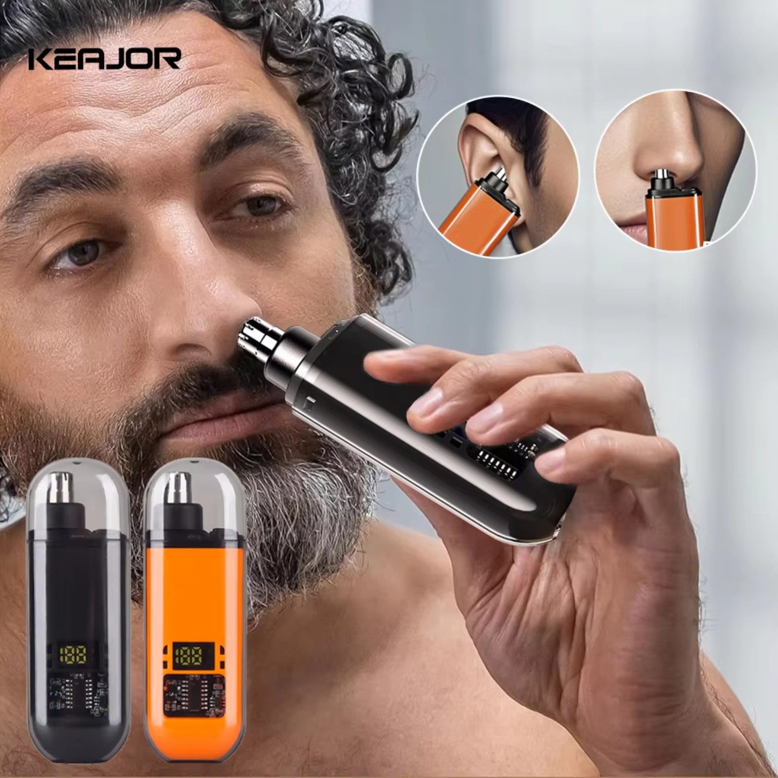 USB Rechargeable Nose & Ear Hair Trimmer product image