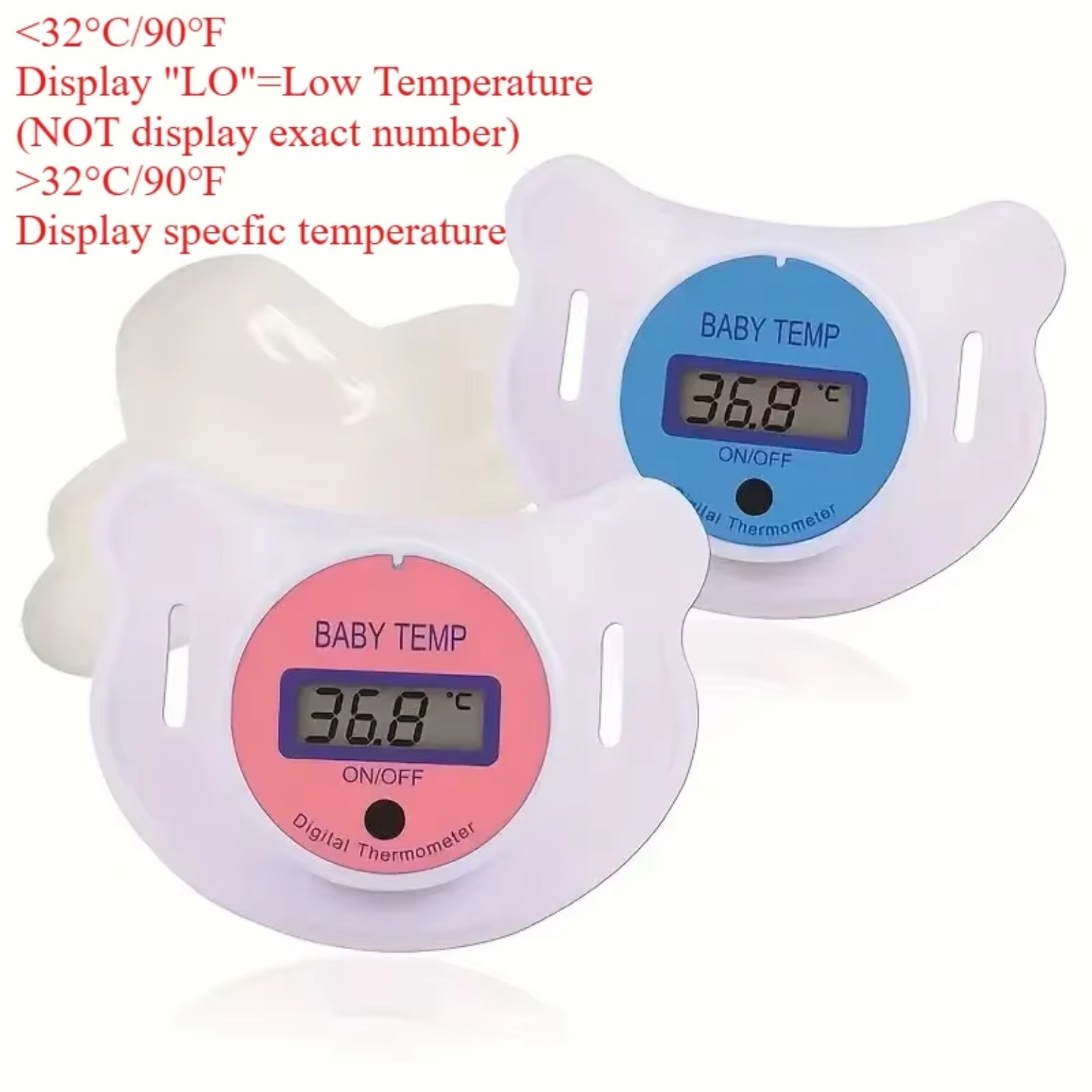 Baby Electronic Pacifier Thermometer – Digital product image